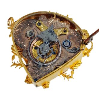 French rare brooch watch with verge escapement Circa 1820 French rare brooch watch with verge escapement Circa 1820