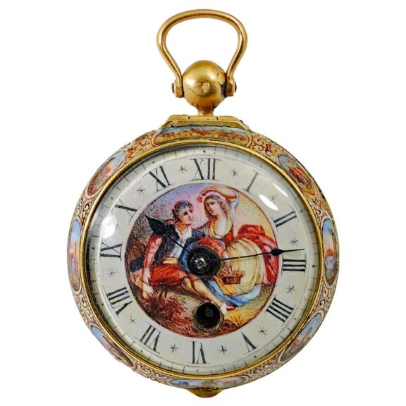 Austrian Renaissance style verge pocket watch Circa 1870 Austrian Renaissance style verge pocket watch Circa 1870