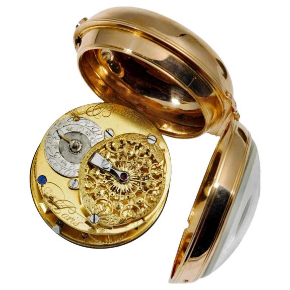 French verge pocket watch for the Irish market Circa 1740 French verge pocket watch for the Irish market Circa 1740