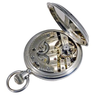 Swiss pocket watch with date and moon phase Circa 1865