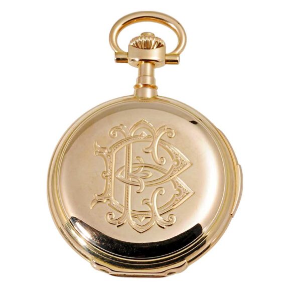 German 18k gold repeating Glashütte pocket watch Circa 1905 German 18k gold repeating Glashütte pocket watch Circa 1905