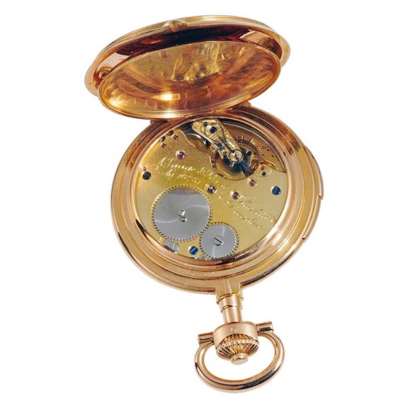 German 18k gold repeating Glashütte pocket watch Circa 1905 German 18k gold repeating Glashütte pocket watch Circa 1905