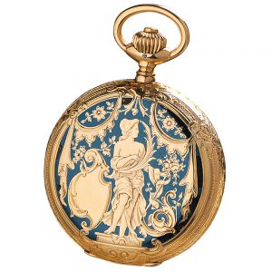 German 14 Carat rose gold Glashütte pocket watch Circa 1900