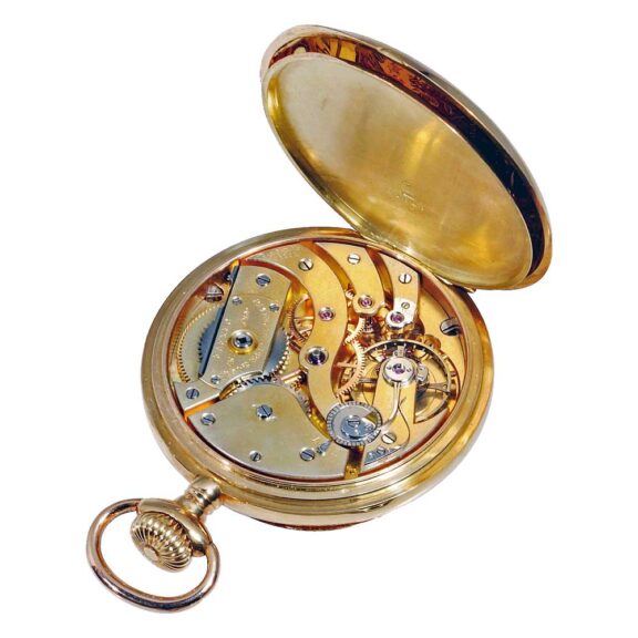 Swiss gold "Chronometro Gondolo" pocket watch Circa 1908 Swiss gold "Chronometro Gondolo" pocket watch Circa 1908