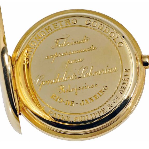 Swiss gold "Chronometro Gondolo" pocket watch Circa 1908 Swiss gold "Chronometro Gondolo" pocket watch Circa 1908