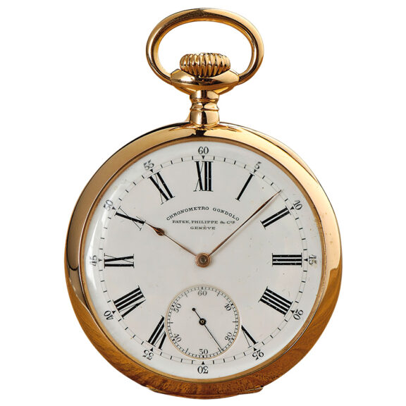 Swiss gold "Chronometro Gondolo" pocket watch Circa 1907 Swiss gold "Chronometro Gondolo" pocket watch Circa 1907