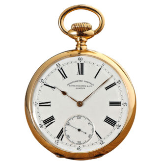 Swiss gold "Chronometro Gondolo" pocket watch Circa 1905