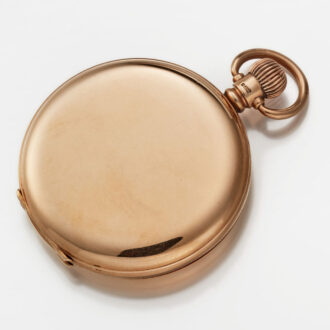 An American Waltham in a gold 9k full hunter case Circa 1890