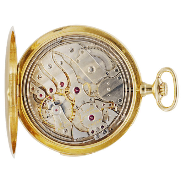 Swiss gold minute repeating pocket watch Circa 1906 Swiss gold minute repeating pocket watch Circa 1906