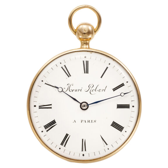 French 18K gold quarter repeating lever watch Circa 1830