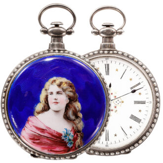 Swiss watch with centre seconds for Chinese Market Circa 1880