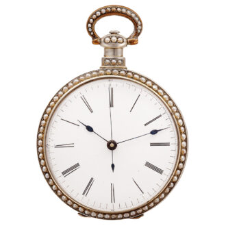 Silver-gilt lever pocket watch made for Chinese market Circa 1870