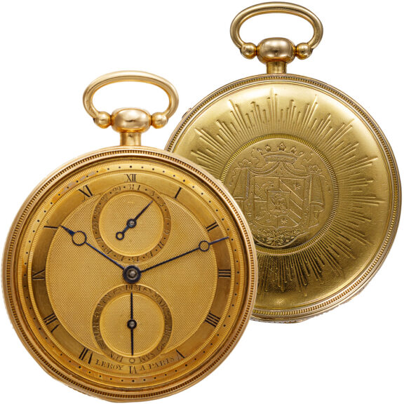 French repeating pocket watch with date indicators Circa 1805