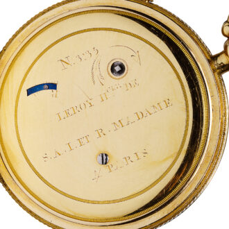French repeating pocket watch with date indicators Circa 1805