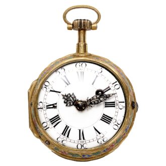 French decorative pocket watch with matching châtelaine Circa 1760