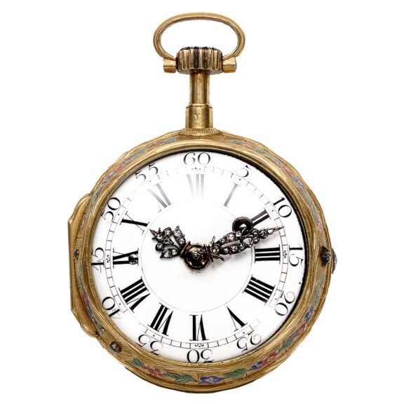 French decorative pocket watch with matching châtelaine Circa 1760 French decorative pocket watch with matching châtelaine Circa 1760