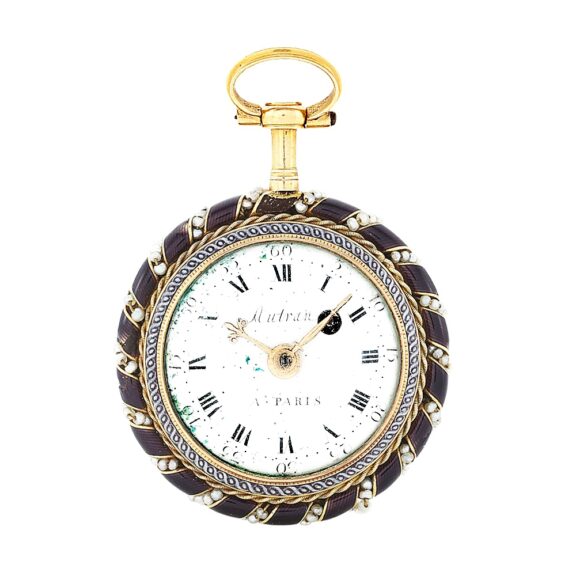 French gold and enamel verge pocket watch Circa 1800 French gold and enamel verge pocket watch Circa 1800