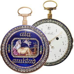 French striking gold verge pocket watch with date Circa 1800