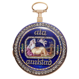 French striking gold verge pocket watch with date Circa 1800