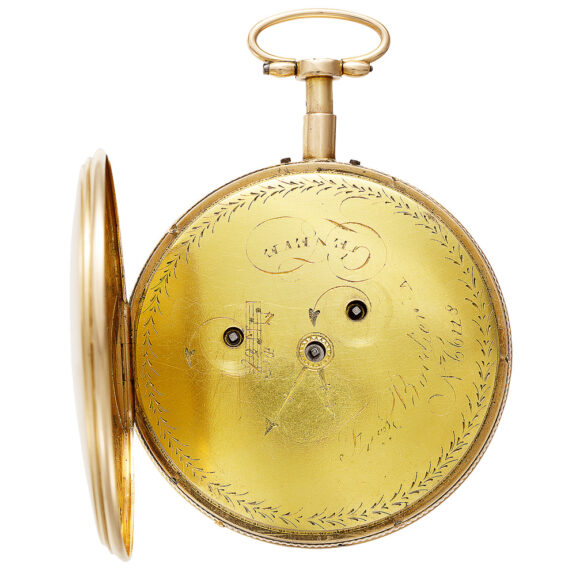 Swiss musical quarter repeating pocket watch Circa 1811-1815 Swiss musical quarter repeating pocket watch Circa 1811-1815