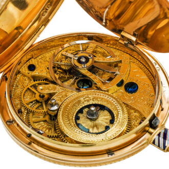English gold enamel watch for the Chinese market Circa 1800