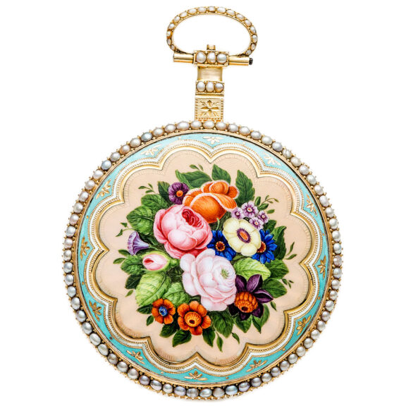 English gold musical watch for the Chinese market Circa 1810 English gold musical watch for the Chinese market Circa 1810