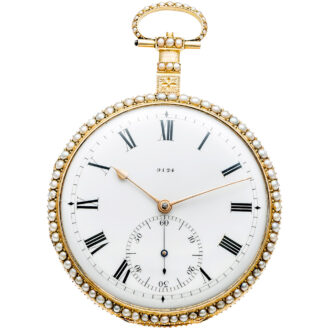 English gold musical watch for the Chinese market Circa 1810