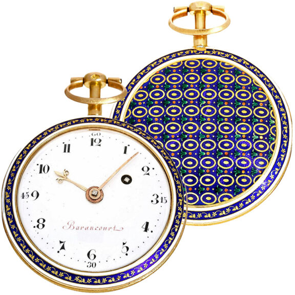 French watch with corresponding chatelaine Circa 1780