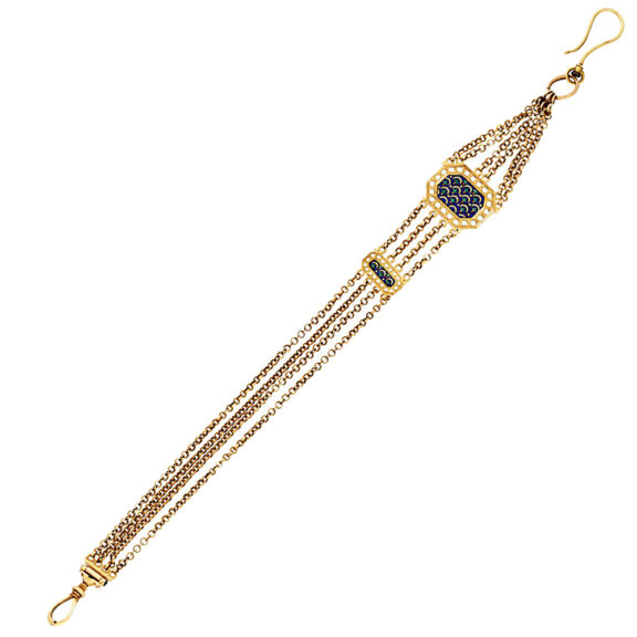 French watch with corresponding chatelaine Circa 1780 French watch with corresponding chatelaine Circa 1780