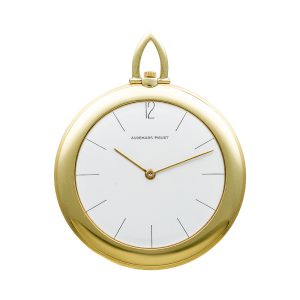 Ultra thin 18 Carat yellow gold open faced dress watch Circa 1955
