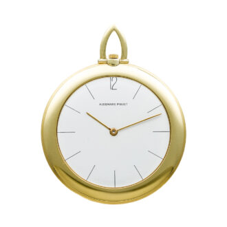 Ultra thin 18 Carat yellow gold open faced dress watch Circa 1955