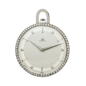 Rare Swiss platinum diamond set dress watch Circa 1930