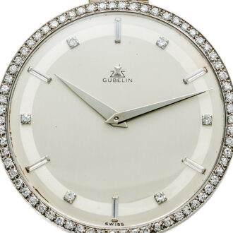 Rare Swiss platinum diamond set dress watch Circa 1930