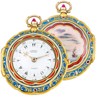 Rare English triple-cased watch for the Ottoman market Circa 1810