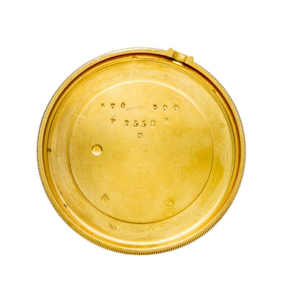 Swiss gold chronometer with spring detent escapement Circa 1860 Swiss gold chronometer with spring detent escapement Circa 1860
