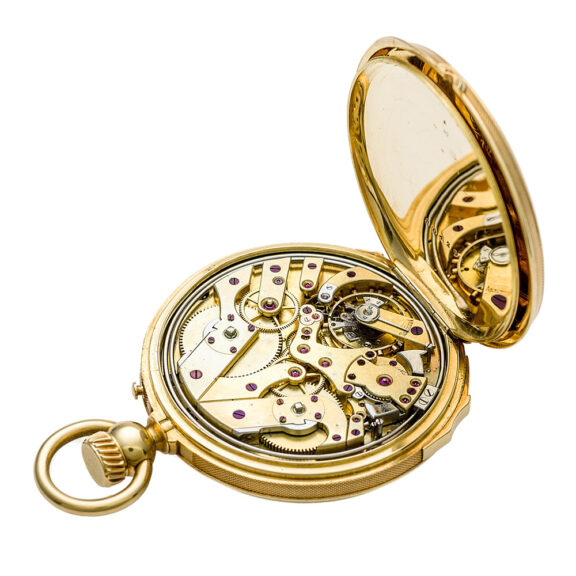 Swiss repeater with independent dead centre seconds Circa 1870 Swiss repeater with independent dead centre seconds Circa 1870