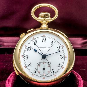 Swiss gold repeater with split-seconds chronograph Circa 1900