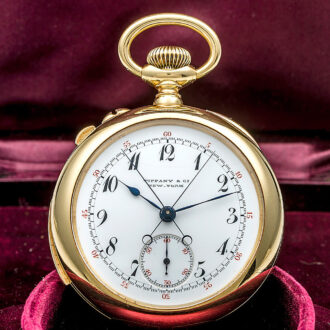 Swiss gold repeater with split-seconds chronograph Circa 1900
