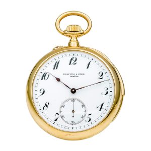 Swiss gold five-minute repeating pocket watch Circa 1920
