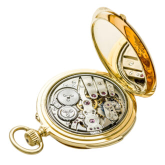 Swiss gold five-minute repeating pocket watch Circa 1920
