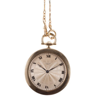 Very flat French open faced lever pocket watch Circa 1930