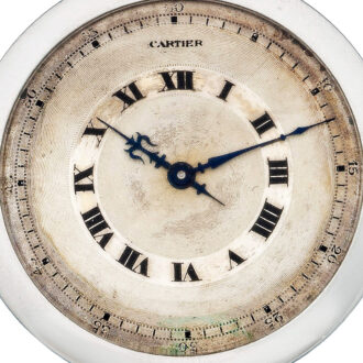 Very thin French/Swiss platinum knife edged watch Circa 1930