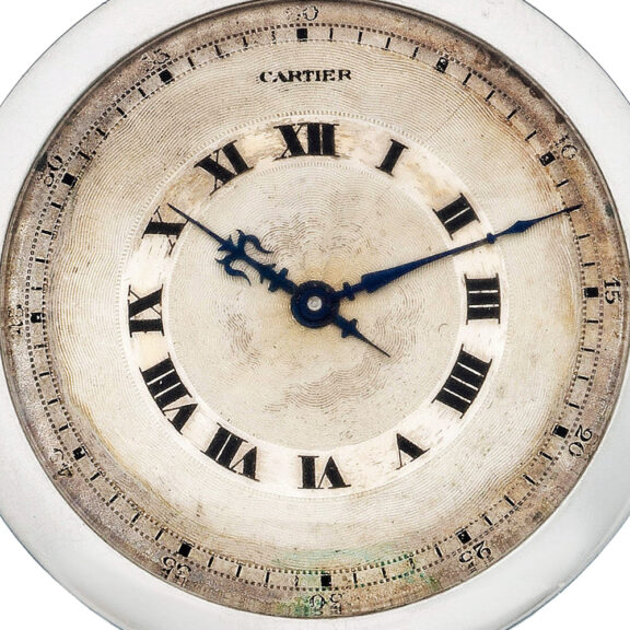 Very thin French/Swiss platinum knife edged watch Circa 1930 Very thin French/Swiss platinum knife edged watch Circa 1930
