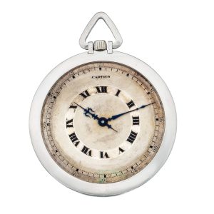 Very thin French/Swiss platinum knife edged watch Circa 1930