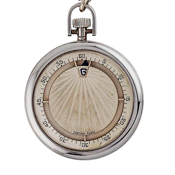 French Art Deco jumping hour lever dress watch Circa 1930