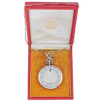 French Art Deco jumping hour lever dress watch Circa 1930