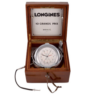 Rare Swiss aluminium centre seconds siderograph Circa 1943