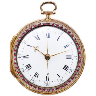 English pair cased coach clock for the Chinese market Circa 1780