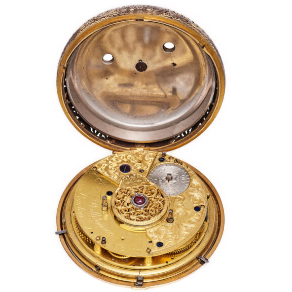 English pair-cased coach clock for the Chinese market Circa 1780 English pair-cased coach clock for the Chinese market Circa 1780