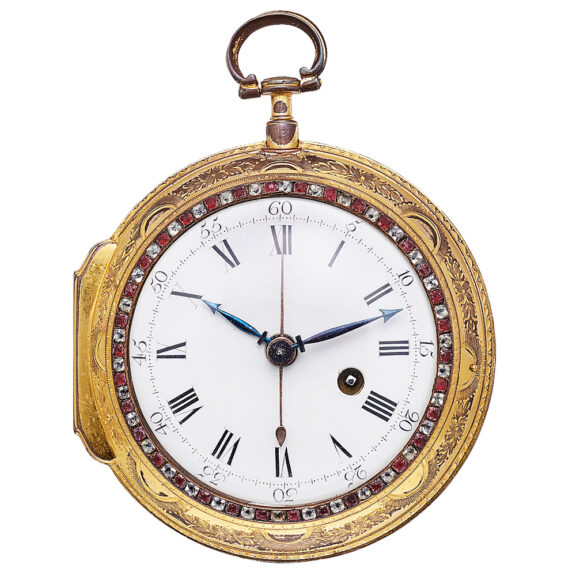 Gilded brass coach clock for the Chinese market Circa 1780 Gilded brass coach clock for the Chinese market Circa 1780